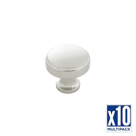 Hickory Hardware Knob 1-1/4 Inch Diameter, 10PK H077849SN-10B